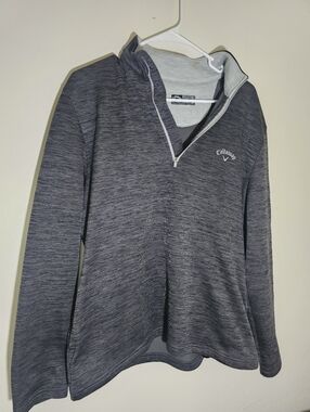 Callaway Golf Mens M Medium Pullover Sweatshirt Gray
